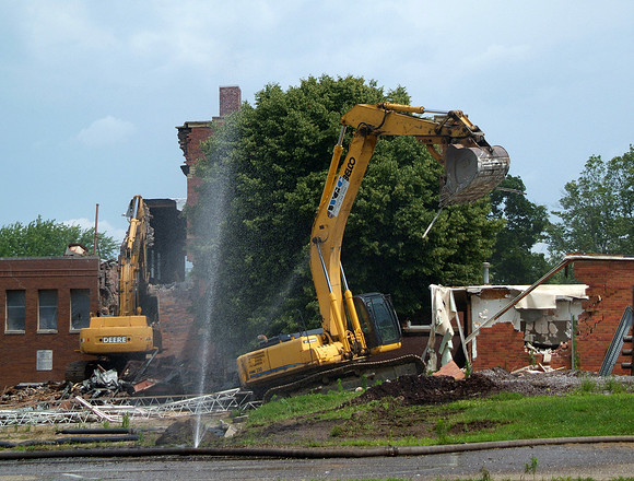 070814 COS Lincoln Elementary demolition 3